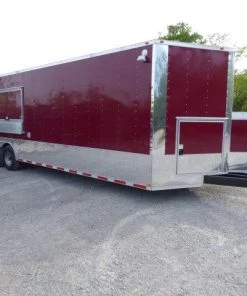 Concession Trailer 8.5' X 30' Brandywine - BBQ Event Catering -Cheap Concession Trailers Shop p1130796 small