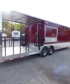 Concession Trailer 8.5' X 30' Brandywine - BBQ Event Catering -Cheap Concession Trailers Shop p1130798 small