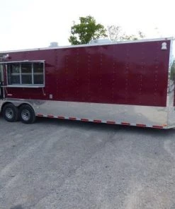 Concession Trailer 8.5' X 30' Brandywine - BBQ Event Catering -Cheap Concession Trailers Shop p1130806 small