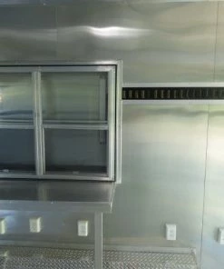 Concession Trailer 8.5' X 28' White - Food Event Catering