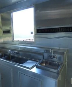Concession Trailer 8.5' X 28' White - Food Event Catering -Cheap Concession Trailers Shop p1130844 small
