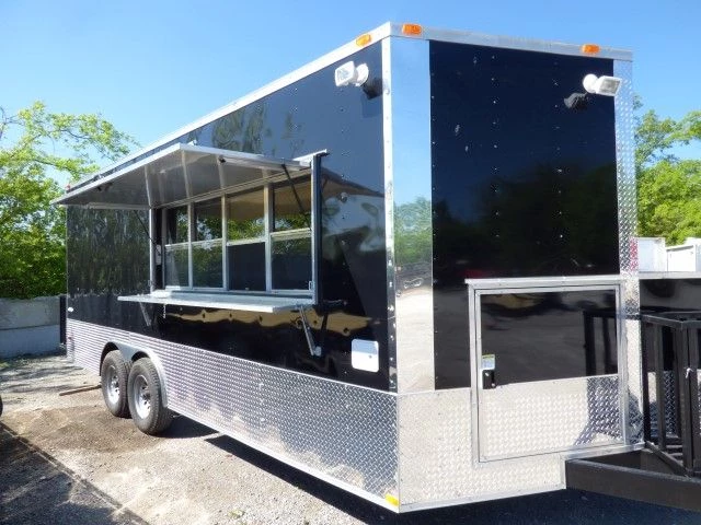 Concession Trailer 8.5' X 20' Black - Food Event Catering 8 Concession Trailer 8.5' X 20' Black - Food Event Catering - Image 8