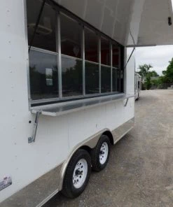 Concession Trailer 8.5' X 16' White - Food Event Catering -Cheap Concession Trailers Shop p1140500 small 1