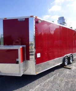 Concession Trailer 8.5 X 18 Red - Food Event Catering 36 Concession Trailer 8.5 X 18 Red - Food Event Catering -Cheap Concession Trailers Shop p1140625 small