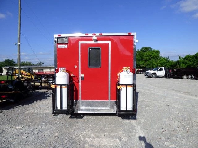 Concession Trailer 8.5 X 18 Red - Food Event Catering 21 Concession Trailer 8.5 X 18 Red - Food Event Catering - Image 21