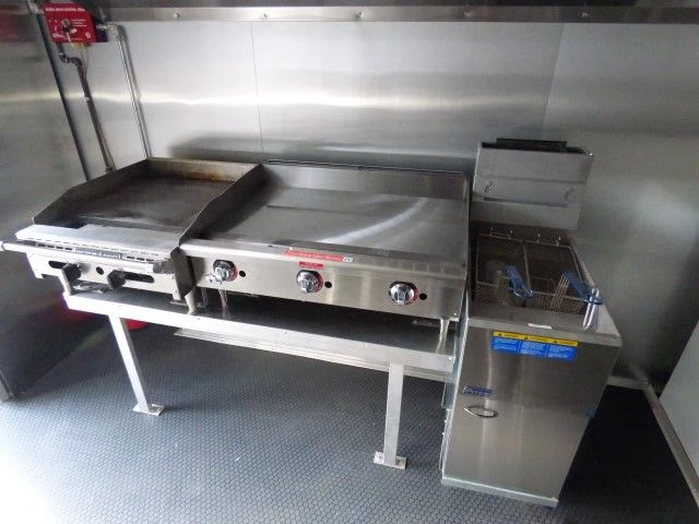 Concession Trailer 8.5 X 18 Red - Food Event Catering 13 Concession Trailer 8.5 X 18 Red - Food Event Catering - Image 13