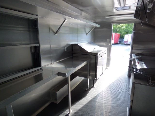 Concession Trailer 8.5 X 18 Red - Food Event Catering 7 Concession Trailer 8.5 X 18 Red - Food Event Catering - Image 7