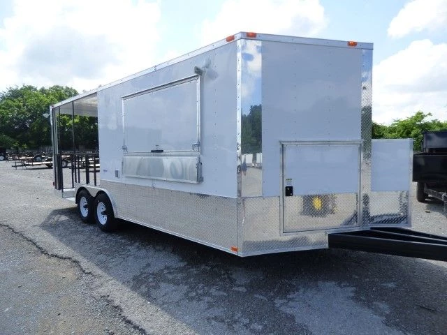 Concession Trailer 8.5 X 20 White Food Event Catering 44 Concession Trailer 8.5 X 20 White Food Event Catering - Image 44