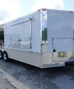 Concession Trailer 8.5 X 20 White - Food Event Catering -Cheap Concession Trailers Shop p1140717 small 2