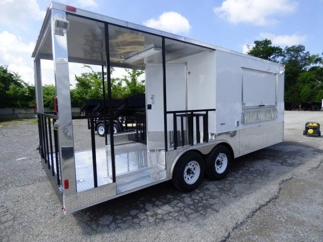 Concession Trailer 8.5 X 20 White Food Event Catering 26 Concession Trailer 8.5 X 20 White Food Event Catering - Image 26