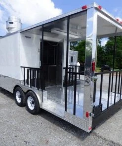 Concession Trailer 8.5 X 20 White - Food Event Catering -Cheap Concession Trailers Shop p1140721 small 2
