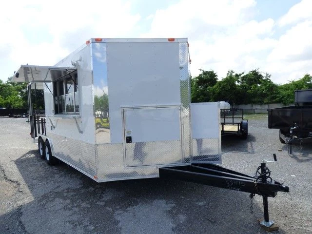 Concession Trailer 8.5 X 20 White Food Event Catering 11 Concession Trailer 8.5 X 20 White Food Event Catering - Image 11
