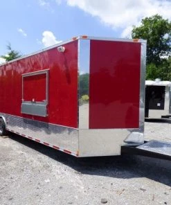 Concession Trailer 8.5' X 28' Red - Food Event Catering -Cheap Concession Trailers Shop p1140739 small 1