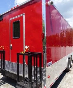 Concession Trailer 8.5' X 28' Red - Food Event Catering -Cheap Concession Trailers Shop p1140742 small 1