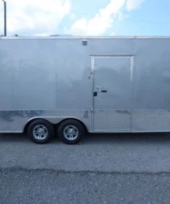 Concession Trailer 8.5' X 20' Silver - Food Event Catering -Cheap Concession Trailers Shop p1140823 small