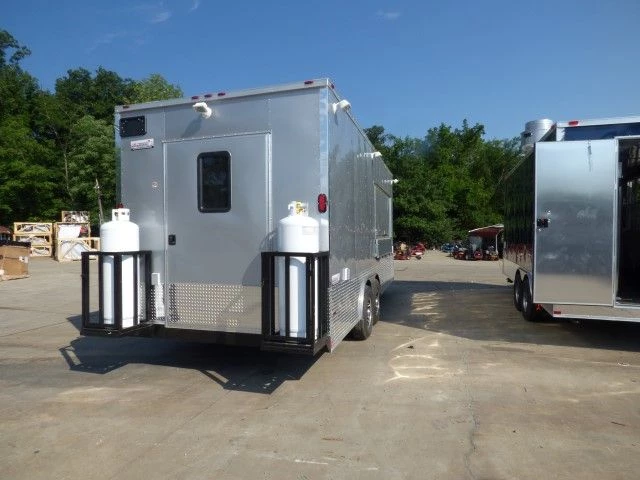 Concession Trailer 8.5' X 20' Silver - Food Event Catering 5 Concession Trailer 8.5' X 20' Silver - Food Event Catering - Image 5