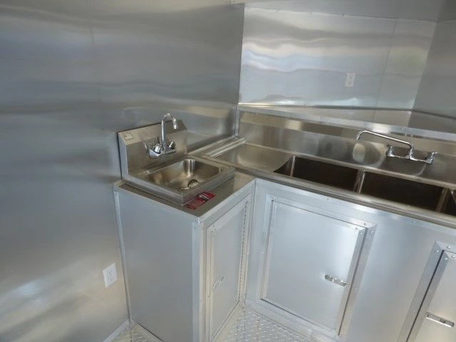 Concession Trailer 8.5' X 20' Silver - Food Event Catering 1 Concession Trailer 8.5' X 20' Silver - Food Event Catering