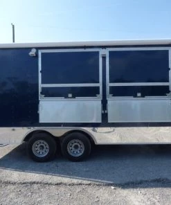 Concession Trailer 8.5 X 18 Indigo Blue - Food Event Catering -Cheap Concession Trailers Shop p1150090 small
