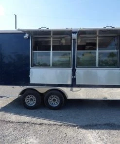 Concession Trailer 8.5 X 18 Indigo Blue - Food Event Catering -Cheap Concession Trailers Shop p1150092 small
