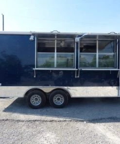 Concession Trailer 8.5 X 18 Indigo Blue - Food Event Catering -Cheap Concession Trailers Shop p1150093 small