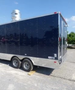 Concession Trailer 8.5 X 18 Indigo Blue - Food Event Catering -Cheap Concession Trailers Shop p1150095 small