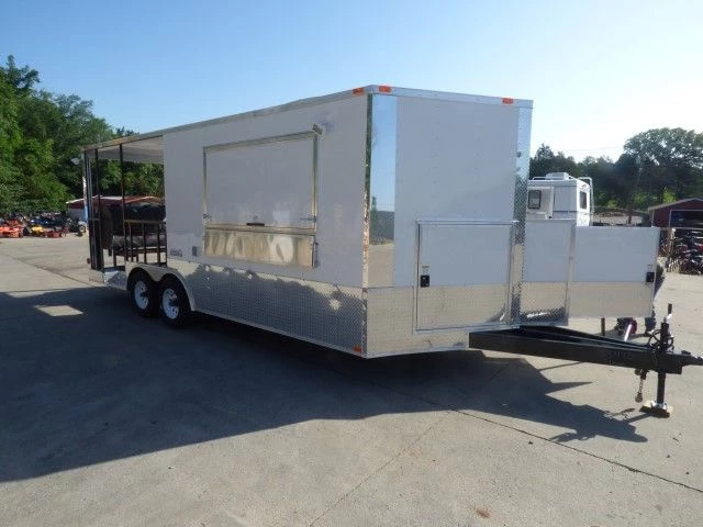 Concession Trailer 8.5 X 20 White Food Event Catering 46 Concession Trailer 8.5 X 20 White Food Event Catering - Image 46