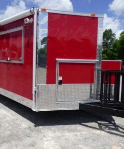 8.5' x 24' Concession Food Trailer Red Smoker Concession 70 8.5' x 24' Concession Food Trailer Red Smoker Concession -Cheap Concession Trailers Shop p1150160