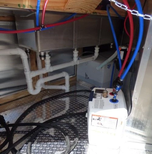 8.5' x 24' Concession Food Trailer Red Smoker Concession 3 8.5' x 24' Concession Food Trailer Red Smoker Concession - Image 3