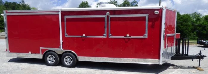 8.5' x 24' Concession Food Trailer Red Smoker Concession 13 8.5' x 24' Concession Food Trailer Red Smoker Concession - Image 13