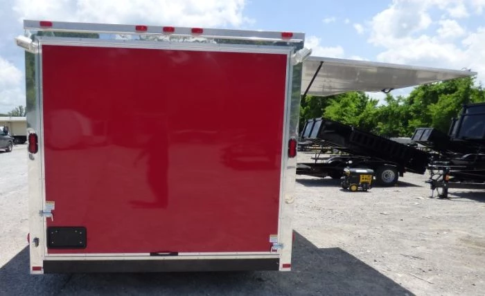 8.5' x 24' Concession Food Trailer Red Smoker Concession 5 8.5' x 24' Concession Food Trailer Red Smoker Concession - Image 5