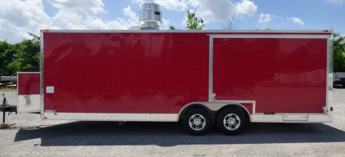 8.5' x 24' Concession Food Trailer Red Smoker Concession 26 8.5' x 24' Concession Food Trailer Red Smoker Concession - Image 26