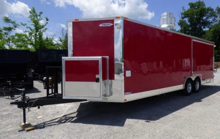 8.5' x 24' Concession Food Trailer Red Smoker Concession 35 8.5' x 24' Concession Food Trailer Red Smoker Concession - Image 35