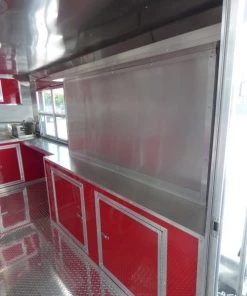 8.5' x 24' Concession Food Trailer Red Smoker Concession 55 8.5' x 24' Concession Food Trailer Red Smoker Concession -Cheap Concession Trailers Shop p1150180