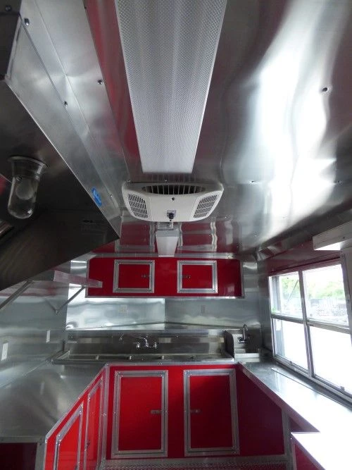 8.5' x 24' Concession Food Trailer Red Smoker Concession 11 8.5' x 24' Concession Food Trailer Red Smoker Concession - Image 11
