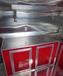 8.5' x 24' Concession Food Trailer Red Smoker Concession 68 8.5' x 24' Concession Food Trailer Red Smoker Concession -Cheap Concession Trailers Shop p1150186