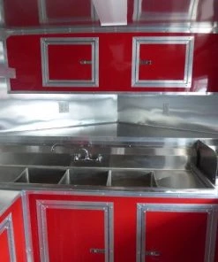 8.5' x 24' Concession Food Trailer Red Smoker Concession 41 8.5' x 24' Concession Food Trailer Red Smoker Concession -Cheap Concession Trailers Shop p1150187