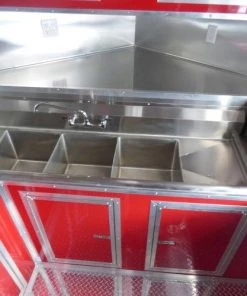 8.5' x 24' Concession Food Trailer Red Smoker Concession 47 8.5' x 24' Concession Food Trailer Red Smoker Concession -Cheap Concession Trailers Shop p1150188