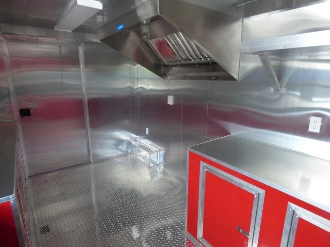 8.5' x 24' Concession Food Trailer Red Smoker Concession 24 8.5' x 24' Concession Food Trailer Red Smoker Concession - Image 24