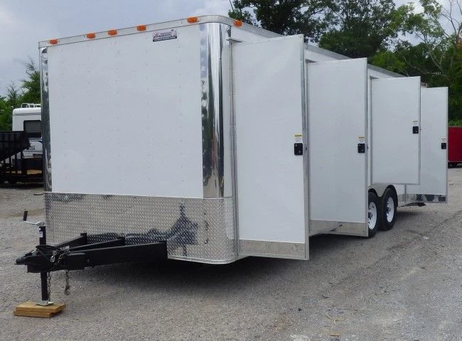 Concession Trailer 8.5 X 24 White Shower Trailer 25 Concession Trailer 8.5 X 24 White Shower Trailer - Image 25
