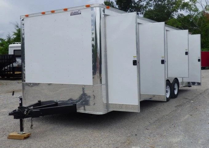 Concession Trailer 8.5 X 24 White Shower Trailer 26 Concession Trailer 8.5 X 24 White Shower Trailer - Image 26