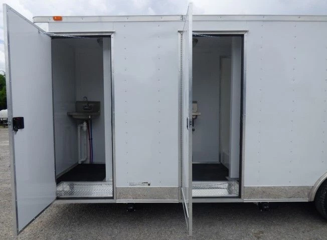 Concession Trailer 8.5 X 24 White Shower Trailer 28 Concession Trailer 8.5 X 24 White Shower Trailer - Image 28