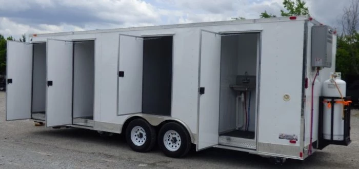 Concession Trailer 8.5 X 24 White Shower Trailer 45 Concession Trailer 8.5 X 24 White Shower Trailer - Image 45
