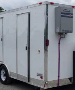 Concession Trailer 8.5 X 24 White Shower Trailer 61 Concession Trailer 8.5 X 24 White Shower Trailer -Cheap Concession Trailers Shop p1150287 small