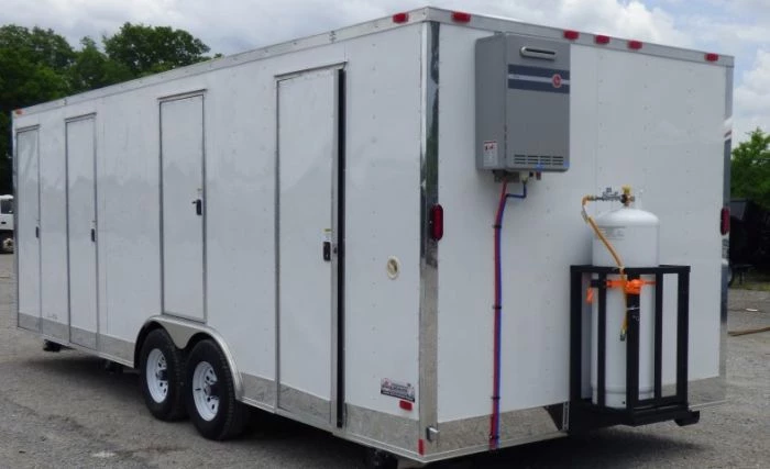 Concession Trailer 8.5 X 24 White Shower Trailer 3 Concession Trailer 8.5 X 24 White Shower Trailer - Image 3