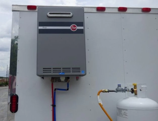 Concession Trailer 8.5 X 24 White Shower Trailer 4 Concession Trailer 8.5 X 24 White Shower Trailer - Image 4