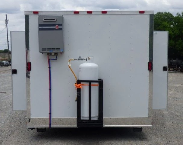 Concession Trailer 8.5 X 24 White Shower Trailer 31 Concession Trailer 8.5 X 24 White Shower Trailer - Image 31