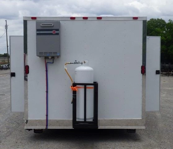 Concession Trailer 8.5 X 24 White Shower Trailer 34 Concession Trailer 8.5 X 24 White Shower Trailer - Image 34