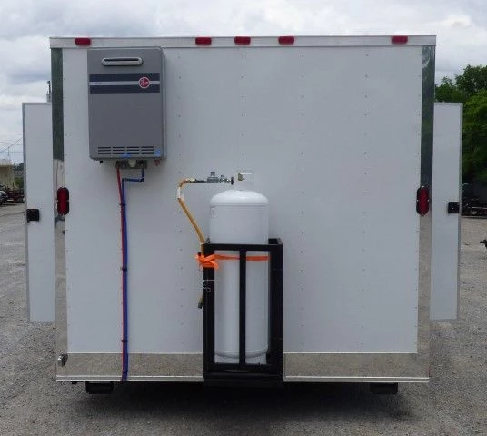 Concession Trailer 8.5 X 24 White Shower Trailer 44 Concession Trailer 8.5 X 24 White Shower Trailer - Image 44