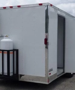 Concession Trailer 8.5 X 24 White Shower Trailer 110 Concession Trailer 8.5 X 24 White Shower Trailer -Cheap Concession Trailers Shop p1150294 small