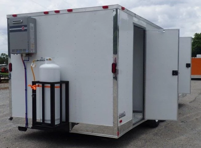 Concession Trailer 8.5 X 24 White Shower Trailer 52 Concession Trailer 8.5 X 24 White Shower Trailer - Image 52